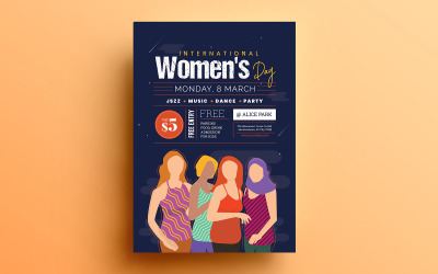 International Women&#039;s Day Flyer - Corporate Identity Template