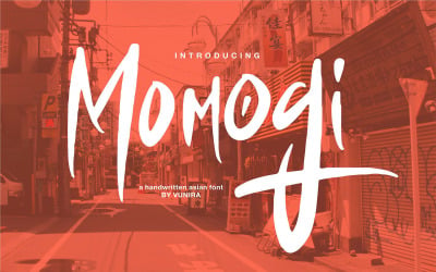 Momogi | En handskriven asiatisk typsnitt