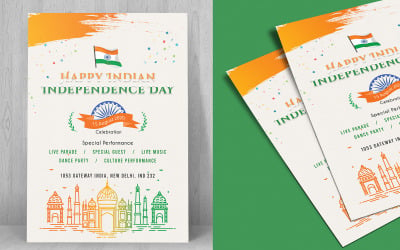 Morg - Indian Independence Day Flyer - Corporate Identity Template