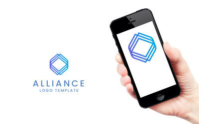 Plantilla de logotipo corporativo de Alliance