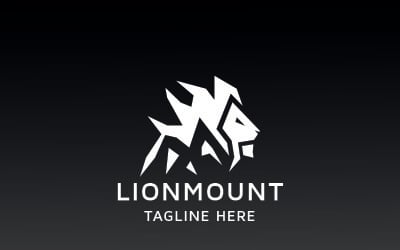 Profesionální šablona loga Lví hora
