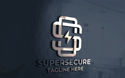 Super Secure Letter S Logo Template
