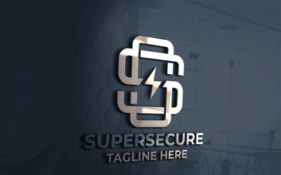 Super Secure Letter S-logotypmall