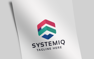 Cubical Letter S Logo Template