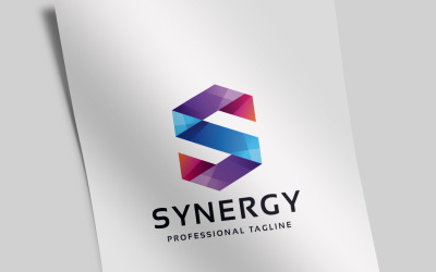 Letter S Synergy Logo Template