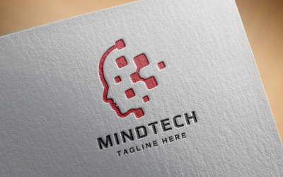 Mind Tech Logo sjabloon