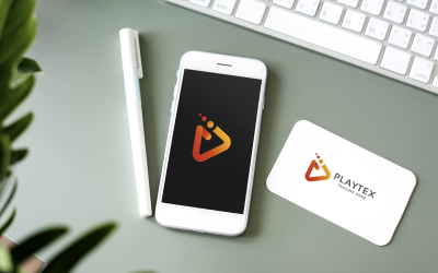 Pixel Play Technology Logo Template