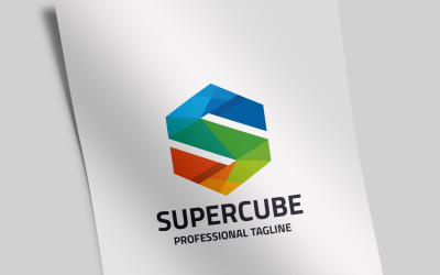 Plantilla de logotipo Super Cube Letter S