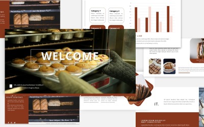 Bakning PowerPoint-mall