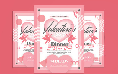 Valentine&#039;s Day Flyer - Corporate Identity Template