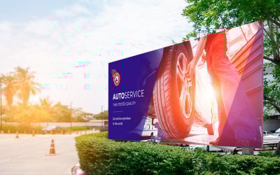 Free Auto Shop Facebook Cover Template for Social Media