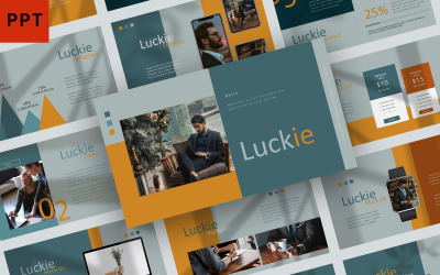 Luckie PowerPoint template
