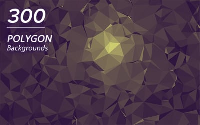 300 Polygon Backgrounds and Textures