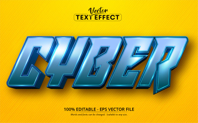 Кібертекст, текстовий ефект, що можна редагувати - векторні зображення