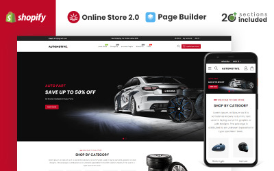Automotive Auto Part Store Shopify-tema