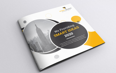 Bifold-Broschüre - Corporate Identity-Vorlage