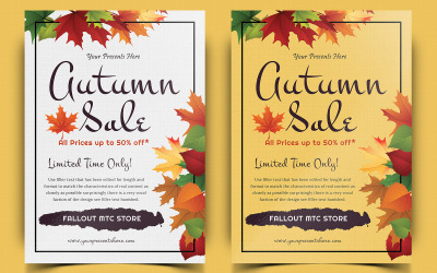 Clot - Autumn Festival Flyer Design - Corporate Identity Template