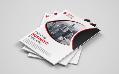 Folheto Bifold Gratuito - Modelo de Identidade Corporativa