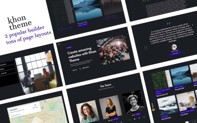 Khon - Creatief bureau WordPress-thema