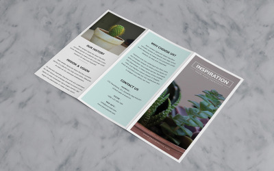 Minimal Trifold Brochure - Corporate Identity Template