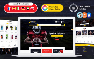 Sports Club Responsive PrestaShop-tema
