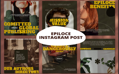 Epiloce - Plantilla de redes sociales para publicaciones de Instagram