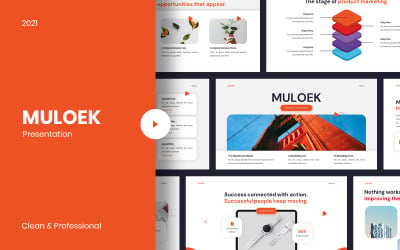 Muloek - Plantilla de PowerPoint profesional creativa