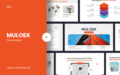 Muloek - шаблон Creative Professional PowerPoint