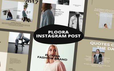 Ploora Instagram pubblica il modello di social media
