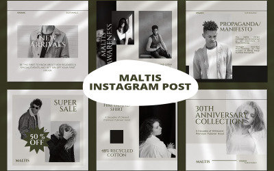 Super Sale Fashion - Instagram Post Social Media Vorlage