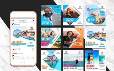 Travell Instagram Banner Social Media Template