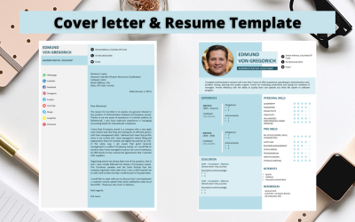 Professional No 02 - Simple Orange Resume Template