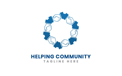 Helping Community Logo Template