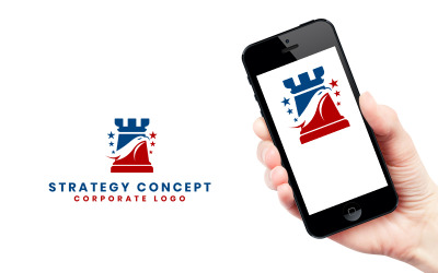 Strategy Eagle Concept Logo Template