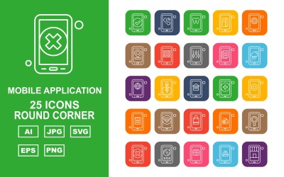 25 prémiových mobilních aplikací za rohem Icon Pack