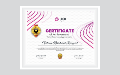 Certificado Moderno