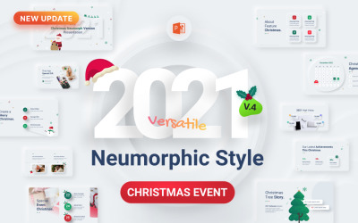 Neumorphic - Mehrzweckpräsentation Modernes Design PowerPoint-Vorlage