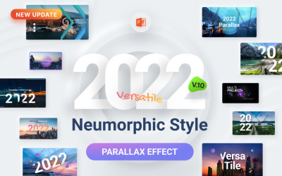 Neumorphic - uniwersalny szablon prezentacji PowerPoint Modern Design