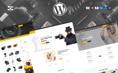 Responsywny motyw WooCommerce Photoria Photographer Studio and shop WooCommerce Theme #164989
