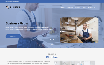 Rörmokare WordPress Elementor Theme
