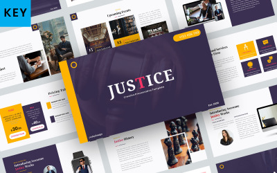Spravedlnost - šablona Keynote