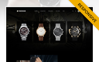 TimeRound - Modèle réactif OpenCart de magasin de montres