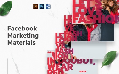 Couverture et publication Facebook du créateur de mode