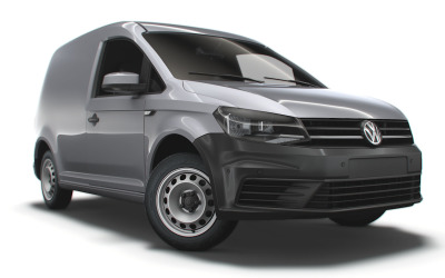 Modello 3D Volkswagen Caddy UK-spec Startline 2020