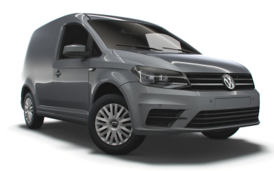 Modelo 3D Trendline 2020 da Volkswagen Caddy UK-spec