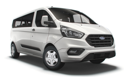 Modelo 3D Ford Transit Custom Kombi Trend LWB UK Spec 2020