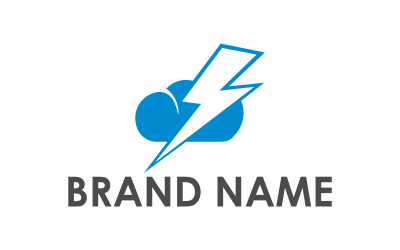 Cloud Power Logo Template