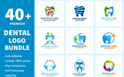 40+ Dental Logo Bundle