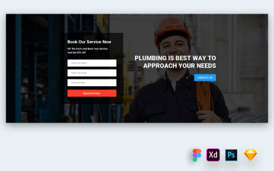 Hero Header for Construction Business Websites