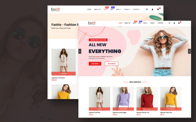 Responzivní Joomla šablona "Fashion Store Joomla Template" #165533